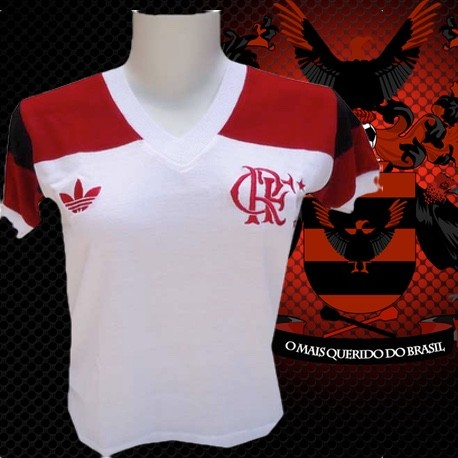 Camisa retr Flamengo baby look 1981