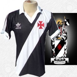 Camisa retrô Vasco preta - 1980 away