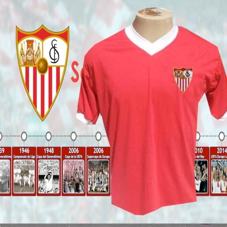 -Camisa Retrô FC Sevilla - ESP 1960