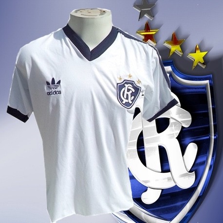 Camisa retrô branca Clube do Remo - 1986