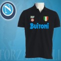 Camisa retro Napoli preta buitoni