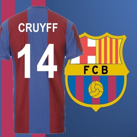 camisa retrô Barcelona ESP