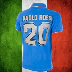Camisa retrô Italia Paolo Rossi- 1982