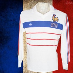 Camisa retrô França branca 1984 -ML