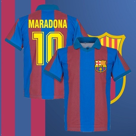 camisa retrô Barcelona ESP