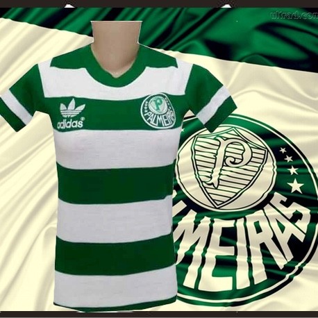  Camisa retro baby look cordinha Palmeiras