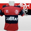 Camisa retrô lubrax 90 anos Flamengo