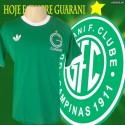 Camisa retrô Guarani gola redonda -1978 verde