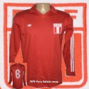 Camisa retrô Peru vermelha ML- 1978
