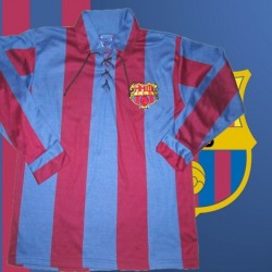 - Camisa retrô Barcelona cordinha ML - ESP