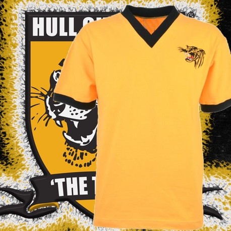 Camisa retrô Hull city tradicional- ENG