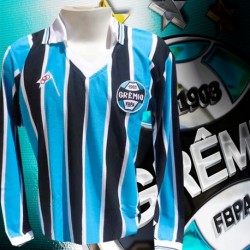 Camisa retro Grêmio manga longa decada de 80