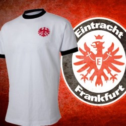 Camisa retrô Eintracht Frankfurt branca 1970 - ALE