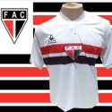 Camisa retrô Ferroviário Atlético Clube branca le coq 1984.