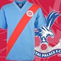 Camisa retrô Crystal palace faixa diagonal