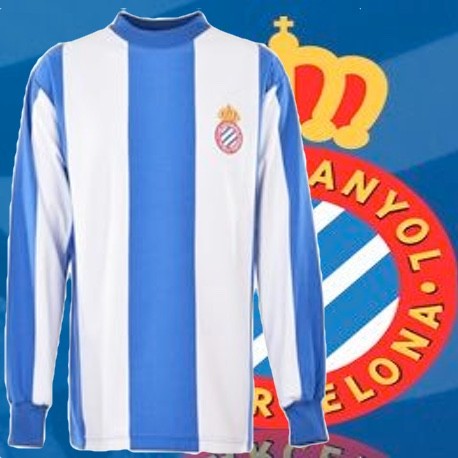 Camisa retrô espanyol de barcelona fc