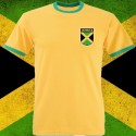 Camisa retrô Jamaica amarela.