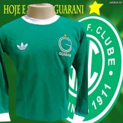 Camisa retrô Guarani gola V -1983