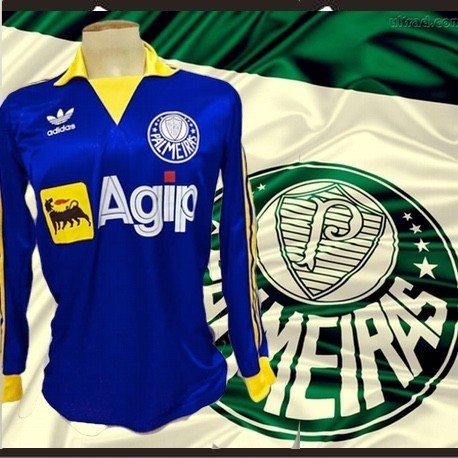 Camisa retrô Palmeiras Parmalat ML - 1992
