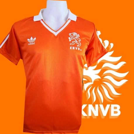 Camisa retrô Holanda logo - 1990