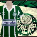 Camisa retrô Palmeiras parmalat.