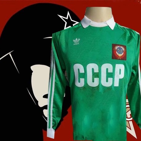 Camisa retrô CCCP goleiro verde- 1982