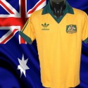 Camisa retrô da Australia logo 1980