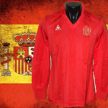 Camisa retrô Espanha le coq ML 1986