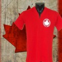 Camisa retrô Canada vermelha 1973