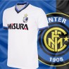 Camisa retrô Internazionale de Milano branca Misura - ITA