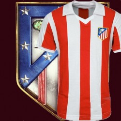 Camisa retrô Atletico Madrid 