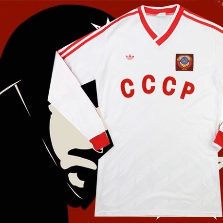 Camisa retrô CCCP logo branca 1986 - ML