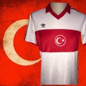 Camisa retrô Turquia branca logo - 1989