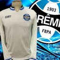 Camisa retrô Grêmio Olympikus branca ML 1981.
