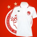 Camisa retrô Olympiakos branca logo 1986 - GRE
