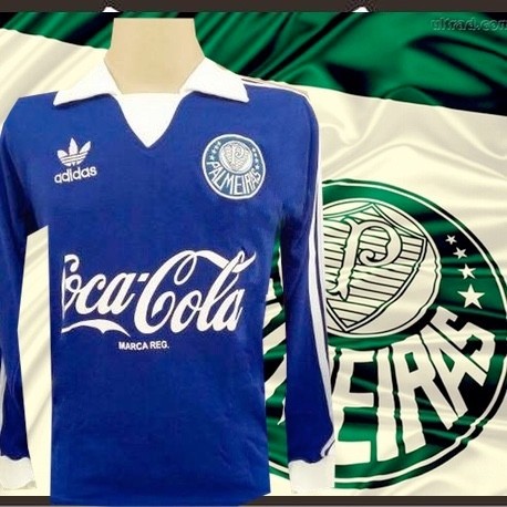 Camisa retrô Palmeiras Parmalat ML - 1992
