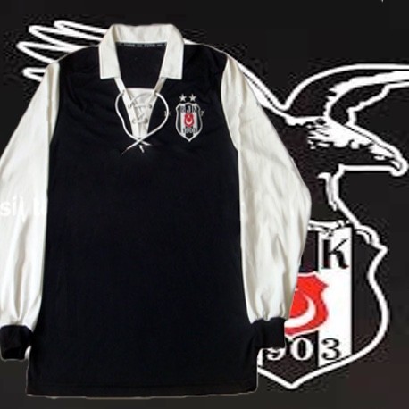 Camisa retrô Besisktas Cordinha ML. TUR