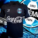 Camisa retrô Grêmio preta comemorativa 1986