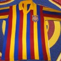 Camisa retrô Madureira listrada 1980.