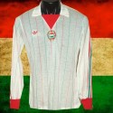 Camisa retrô Hungria branca listrada ML 1990