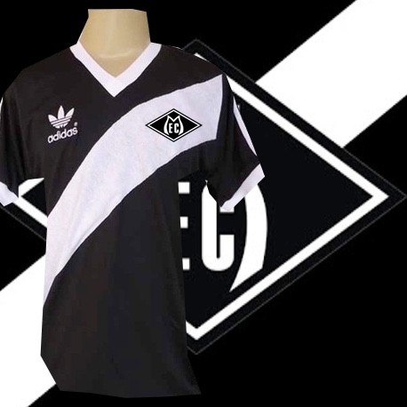 Camisa retrô Mixto Esporte Clube logo preta - 1987