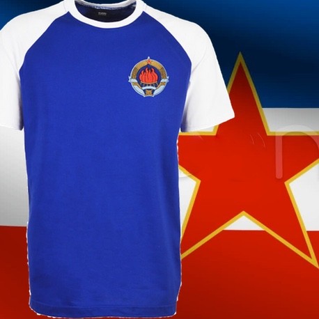 Camisa retrô Yugoslavia torcedor 