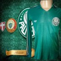 Camisa retrô Palmeiras goleiro logo verde 1987