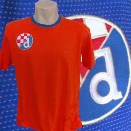 Camisa retrô Dynamo Zagreb vermelha - CRO