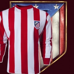 Camisa retrô Atletico Madrid 