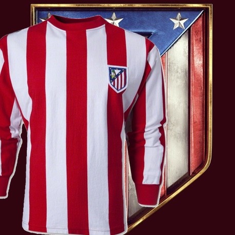 Camisa retrô Atletico Madrid 