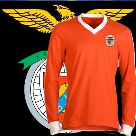 Camisa retrô Benfica branca Replica