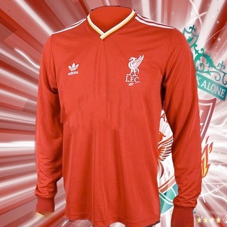 Camisa retrô Liverpool 1978 branca away