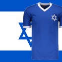 Camisa retrô Israel azul - 1970