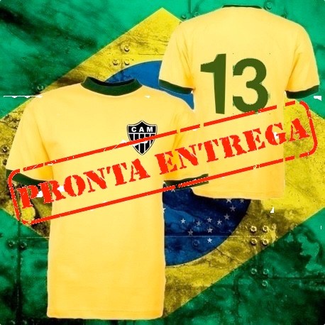 camisa retrô Seleção Brasileira 1970